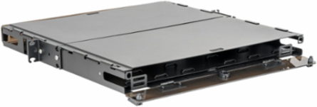 Fiber Rack Mount Enclosure 1U, 3 LGX Panels, 19 Inch Width, Unloaded