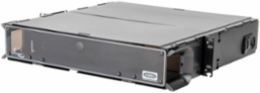 Fiber Rack Mount Enclosure, 2U, 6 LGX Panels, 19 Inch Width, Cold-Rolled Steel
