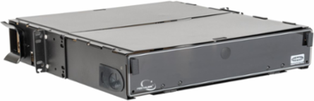 Fiber Rack Mount Enclosure 2U, 9 LGX Panels, 19 Inch Width