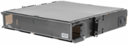 Fiber Rack Mount Enclosure 2U, 9 LGX Panels, 19 Inch Width