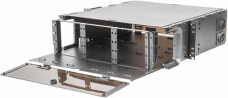 Fiber Rack Mount Enclosure 3U, 12 LGX Panels, 17 Inch Depth, 288 Ports