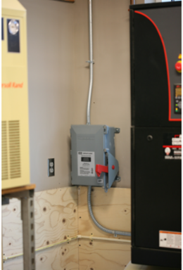 Heavy Duty 3-Pole 30 Amp Fused Disconnect Switch, 600V AC, IP66