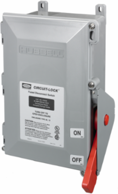 Heavy Duty 3-Pole 30 Amp Fused Disconnect Switch, 600V AC, IP66