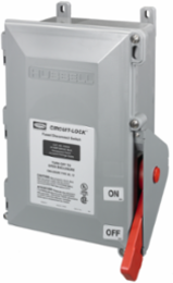 Heavy Duty 3-Pole 30 Amp Fused Disconnect Switch, 600V AC, IP66