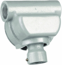 Aluminum Splice Box & Flexible Fixture Hanger 1/2 Inch Fixture Stem, 3/4 Inch Hub