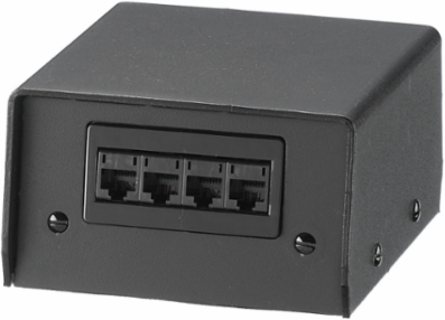 Fire-Rated Black 2-Gang Pedestal for 2 Inch to 7 Inch Floors