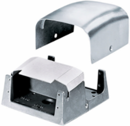 Aluminum 2-Gang Pedestal with 3 Inch Core Hole and Fire-Rating