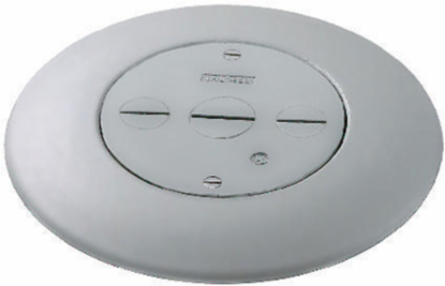 Flush Furniture Feed 3 Service Cover Flange, 3 Inch Core Hole, Gray Finish