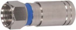 RG6 Compression Audio/Video Connector, 25 Pack, Beryllium Copper, 4.1 Inch Width