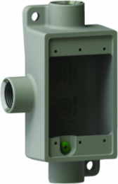 3/4 Inch Iron Shallow Device Box, 8.875 x 5.125 x 2.875 Inch, Wet Location Suitable