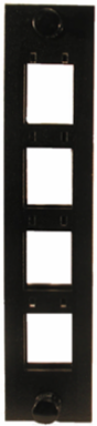 FSP Adapter Panel Jack 4-Port Unloaded, 6 Inch, Indoor, Ceramic Zirconium