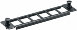 6-Port Adapter Panel Jack, Unloaded, 1.5 Inch Width, 125 Micron Fiber