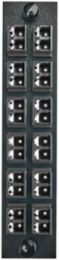 Fiber Optic Panel Adapter 12 LC Duplex 24-Fiber Ceramic Zirconium