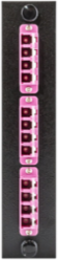 Fiber Adapter Panel 12-Fiber 3 LC Quads Ceramic Zirconium 1.1 Inch Width