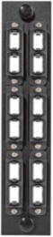 Fiber Optic Adapter Panel 12 Port 6 MTP Duplex, 125 Micron