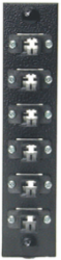 MT-RJ 12-Port Adapter Panel with 6 Multi Mode Duplex Adapters