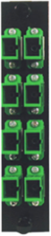 FSP Adapter Panel, SC/APC Simplex, 8-Port, 3.300 Inch Width, 0.30 dB Insertion Loss