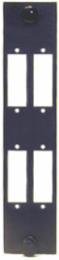 Fiber Adapter Panel, 4 Openings, 125 Micron, Ceramic Zirconium