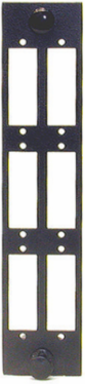 FSP Adapter Panel, SC Duplex, 6-Port, 125 Micron, Ceramic Zirconium
