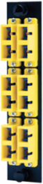 FSP Adapter Panel 12-Fiber SC Duplex 6-Port 125 Micron Zircon Sleeves Yellow