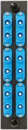 Fiber Optic Panel Adapter 12-Fiber SC to ST Duplex, Blue