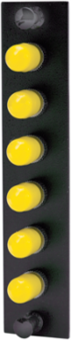 FSP Adapter Panel 6-Port ST Simplex 6-Fiber Ceramic Zirconium