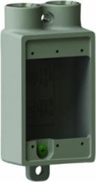 Aluminum Shallow Device Box 1 in x 1 in x 2 in, 1 Outlet, NPT Threads