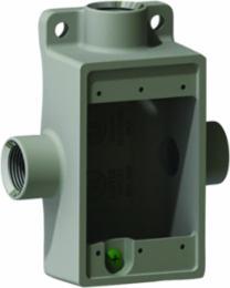 Aluminum Device Box 7.5 x 6 x 4.125 Inch, 1 Outlet, Suitable for Wet Locations