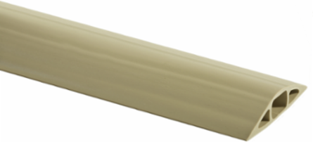 FloorTrak 1-Channel Trak Cable Cover 2-3/4 Inch Wide, 10 Feet, Beige