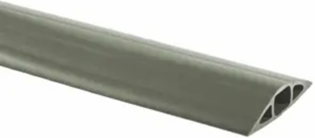 FloorTrak Flexible PVC Cable Cover, 25' Length, 1.21" x 0.75" Channels