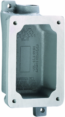 Aluminum Factory Sealed Single-Gang Splice Box 1 Inch, NEMA 3, 9.25 x 4.125 x 4.25 Inch