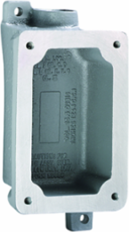 Aluminum Factory Sealed Single-Gang Splice Box 1 Inch, NEMA 3, 9.25 x 4.125 x 4.25 Inch