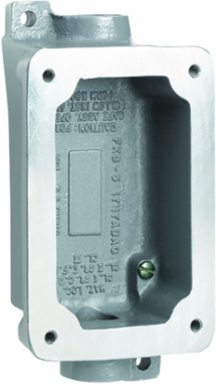 Aluminum Single-Gang Feed-Thru Splice Box ½" Hub, 9.25" x 4" x 4"