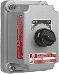 Aluminum Factory Sealed 2-Position Selector Switch Cover, NEMA 3, 6.75 in x 6.125 in x 5 in