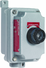 Aluminum Dead-End Control Station 120V Green Lens Hub Size 3/4 Inch