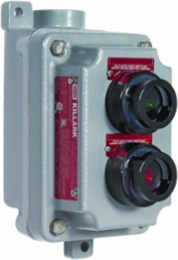 Aluminum Dead-End Control Station 120V Double Pilot Light Hub Size 3/4 Inch