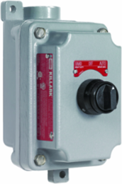 Seal-XM Aluminum 3-Position Selector Switch Control Station 3/4 Inch Hub Size