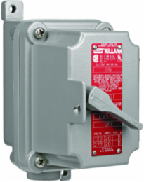 Aluminum Manual Motor Starting Switch - 1 Pole, 230V, 6.875 Inch Height