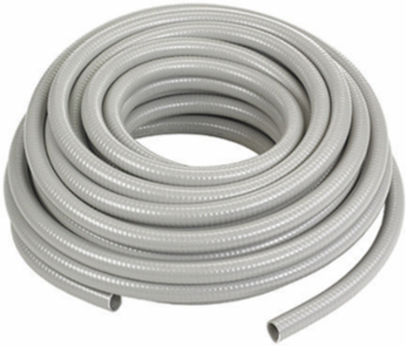 PolyTuff I Liquidtight Conduit, 1/2 Inch, 100 Feet, Gray