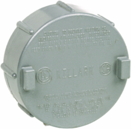 Blank Cover for GEC Series Outlets, Iron, 2.750 Inch Width, NEMA 4 Compliant
