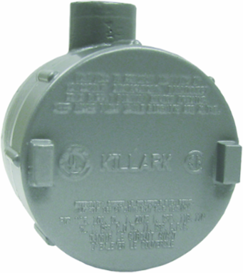 3/4 Inch GEC Outlet Body, E-Type, Iron, Size 6.88 x 3.75 x 5.5 Inch