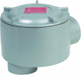 ¾ Inch GEC Outlet Body LB Type, Gray, Aluminum, Weather-Resistant Finish