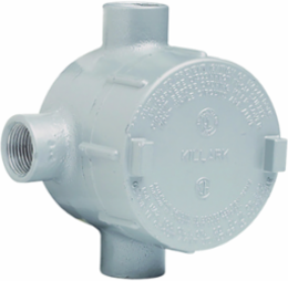 Aluminum Terminal Box, 5.563 Inch x 4 Inch, 3/4 Inch Hubs, UL/CSA, IP66