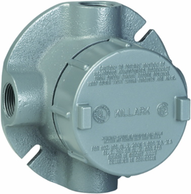 1 Inch Outlet Body XTF Type, Iron, Hazardous Location, 7.75 in x 7.75 in x 5.75 in