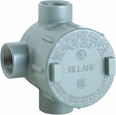 1-1/2 Inch Outlet Body T-Type, Aluminum, 10.25 x 8.5 x 4.75 Inch Dimensions