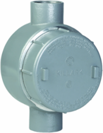 1-1/4 Inch GES Outlet Body Type C, Aluminum, Powder Epoxy Finish