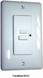 Circuit Guard LED Blank Face GFCI