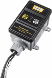 Hard Wired GFCI with Alarm, 30A 240V, Black, Manual Set