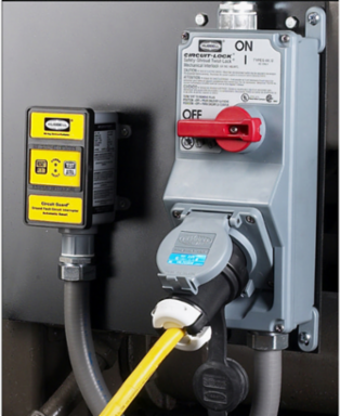 Extra Heavy Duty Hardwired GFCI 30A 3-Phase 208V AC, Manual Set