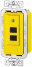 GFCI Module 20A 120V AC Manual Set, 3.1 Inch, Yellow